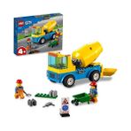 Esranın Dünyası Lego® City Beton Mikseri 60325-4 Yaş ve Üzeri Çocuklar Için Gerçekçi Oyuncak Inşaat Aracı Yapım Seti (85 Parça)