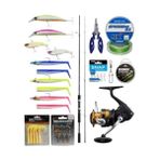 Esranın Dünyası Levrek & Çi Spin Olta Seti Shimano Kamış Fx Xt Spinning Moderate Fast 2,10M 10-30G 2pc&shimano Makina Fx 4000 Fc