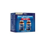 Esranın Dünyası Multi Vitamin Complex Men's | Erkeklere Özel Multivitamin | 14 Vitamin + 7 Mineral + Bitkisel Ekstreler | Zaman Salınımlı | 2.% 50 Indirimli Avantaj Paketi