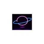 Esranın Dünyası Neon Işıklı Satürn Lamba Pil+Usb MZ-N15