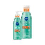 Esranın Dünyası Nıvea Derma Skin Clear Sivilce Karşıtı Yüz Temizleme Jeli 150 ml ve Tonik 200 Ml, Bez Çanta Hediye