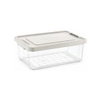 Esranın Dünyası Orret Home Kilitli Saklama Kabı Şeffaf Organizer Pp Plastik Gıda Saklama Kabı Kapaklı Sızdırmaz Buzdolabı Düzenleyici Istiflenebilir Çok Amaçlı Saklama Kutusu (12 Litre)