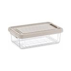 Esranın Dünyası Orret Home Kilitli Saklama Kabı Şeffaf Organizer Pp Plastik Gıda Saklama Kabı Kapaklı Sızdırmaz Buzdolabı Düzenleyici Istiflenebilir Çok Amaçlı Saklama Kutusu (3 Litre)