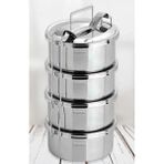 Esranın Dünyası Paslanmaz 4 Litre Isıtılabilir Sefer Tası, 17X22 cm Ölçü ile
