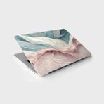 Esranın Dünyası Pastel Pembe Ebru Desenli Laptop Sticker - 41 Delft Blue