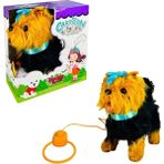 Esranın Dünyası PFT-B267 Peluş Tasmalı Yürüyen Köpek Mavi -Vrd
