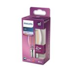 Esranın Dünyası Philips LED Classic 40W B35 E14 Mum Tipi Beyaz Işık Dim Edilmez Filament LED Ampul