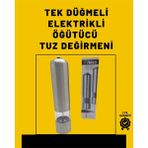 Esranın Dünyası Pil Ile Çalışan Elektrikli Baharat Öğütme Cihazı Ergonomik Şeffaf Gövde -Esra'nın Dünyası