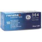 Esranın Dünyası Renata 364 SR621SW 1.55V Alkalin Saat Pili 10 Adet