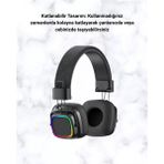 Esranın Dünyası Rgb Işıklı Katlanabilir Bluetooth 5.3 Kulak Üstü Kulaklık