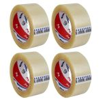 Esranın Dünyası Şeffaf Koli Bandı, 45MM Genişlikte, 100 Metre Uzunlukta, 4 Adet
