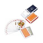 Esranın Dünyası Star Briç Oyun Kağıdı Extra Kızıl Ay A/30 Artex – 2 Deste (Kırmızı & Mavi) Poker Iskambil Kartı, 285 gr Opak Kağıt, Profesyonel Kullanım