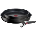 Esranın Dünyası Tefal Titanyum 6x Ingenio Unlimitedone Indüksiyon Tabanlı 3 Parça Tava Seti - 2100134265