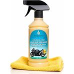 Esranın Dünyası Terlans Motosiklet Temizleyici Parlatıcı Hızlı Cila | Boyalı Alan & Plastik Aksam | Parfümlü | 500 ml Sprey + Mikrofiber Bez