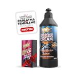 Esranın Dünyası Torpido Plastik Parlatıcı Bakım Kremi Tüm Araçlar Için 500ML + Sünger Hediyeli.