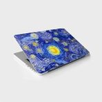 Esranın Dünyası Van Gogh Temalı Laptop Sticker - Bilgisayar Kaplama Etiketi - 41 Delft Blue