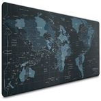 Esranın Dünyası World Xxl Profesyonel Ekstra Büyük Mouse Pad ve Bilgisayar Oyunu Mouse Mat Oyun Klavyesi Kaymaz Mouse Pad'ler Masa Için 89,9 cm x 39,9 cm Ev Ofis Masa Pedi Klavye ve Oyun Pedi Için Fare Altlığı - Ahşap