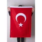 Esranın Dünyası Yüksek Kalite Türk Bayrağı - 100X150 cm - 41 Delft Blue