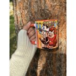 Esrarengiz Kasaba Dipper & Mabel Tasarım Kupa, Hediye Paketli Kaliteli Porselen Kupa Bardak - Turuncu - 330 ml