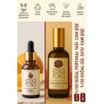 Essa Rosa Portakal Yağı Cam Şişe 30 ml - Gül Suyu Cam Şişe 100 Ml- Vegan - Enerji Yükseltici - Saf 2'li Set