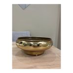 essacraft Ufo Gold Yassı Dekoratif Metal Vazo