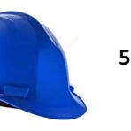 Essafe 1537 Plastik İçlikli Vidalı 5 Adet Mavi Deliksiz Baret