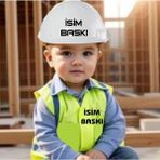 Essafe ÇOCUK MÜHENDİS YELEK SETİ ( İSİM BASKILI )