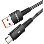 Essager 2 Metre 120W 6A PD3.1 USB to Type-C Mega Hızlı Data Şarj Kablosu, Ultra Sağlam Halat Kablo Kopmaz