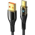 Essager Led Işıklı 1 Metre 100W USB to Type C Şarj Kablosu 480Mbps Veri Aktarım Şarj Akım Korumalı