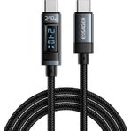 Essager Şarj Akım Korumalı Göstergeli 2MT PD 240W Type C Şarj Kablosu 480Mbps Macbook Laptop Şarj Kablosu