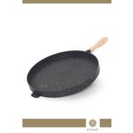 Esse Granit Döküm Yapışmaz Gözleme Izgara Bazlama Tava Cm E0011