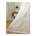 Esse Home Puantiyeli Dantel Normal Pile 1-2.5 100x260 cm Tül Perde