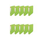 Esselte Dar Plastik Klasör (9945) Yeşil 10 Lu Paket