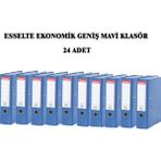 Esselte Ekonomik Mavi Geniş Klasör 24 Adet