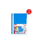 Esselte Telli Dosya, 10 Adet, 50'li Paket, A4, 4 Delikli, Mavi