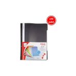 Esselte Telli Dosya, 10 Adet, 50'li Paket, A4, 4 Delikli, Siyah