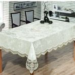 Essen Home 160x220 cm Sabrina Pudra Lüks İpek Kadife Masa Örtüsü