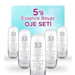 Essence 5'li Beyaz Oje Seti