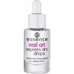 Essence Nail Art Oje Kurutucu Damla 60 Saniyede Kurutma Özelliği ile Şeffaf Renk