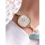 Essence Vintage Seri Küçük Kasa Çelik Kararma Renk Atma Yapmaz Kadın Kol Saat+Bileklik BD1222.110 - Sarı
