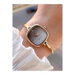 Essence Vintage Seri Küçük Kasa Çelik Kararma Renk Atma Yapmaz Kadın Kol Saat+Bileklik Bd1222.140