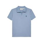 Essential Regular Fit Erkek Çocuk Mavi Polo Yaka T-Shirt