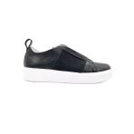 Eşsiz El Yapımı Shadow Siyah Hakiki Deri Erkek Spor (Sneaker) Ayakkabı
