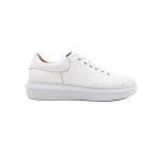 Eşsiz El Yapımı Strada Beyaz Hakiki Deri Erkek Spor (Sneaker) Ayakkabı