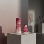 EssLivingCo Marble Aura – Mermer Vazo Oda Kokusu Tepsi Set 4'lü | El Yapımı Hediye Dekor (2, Mor - Kırmızı)