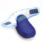 ESTAMICO Baby genç kız cırt cırt kış sıcak çizme crib Shoes 3-6 Monate lacivert