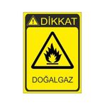 Este Uyarı Levhaları Doğalgaz 25x35 cm Uyarı Levhası
