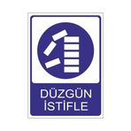 Este Uyarı Levhaları Düzgün İstifle 25x35 cm Uyarı Levhası