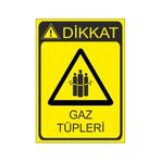 Este Uyarı Levhaları Gaz Tüpleri 25x35 cm Uyarı Levhası
