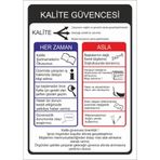 Este Uyarı Levhaları Kalite Güvencesi 25x35 cm Uyarı Levhası